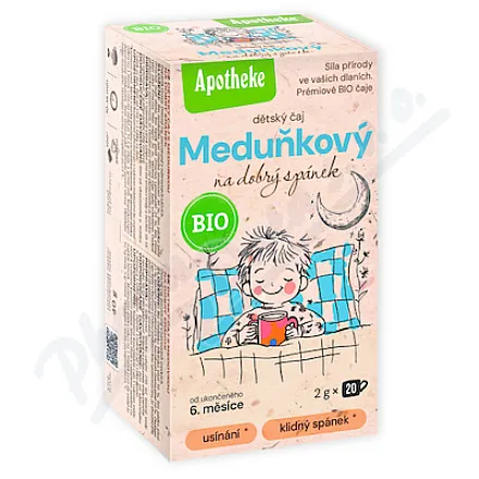 Apotheke BIO Dětský Meduňkový čaj 20x2g