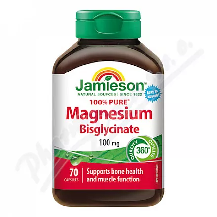 JAMIESON Bisglicynian magnezu 100mg cps.70