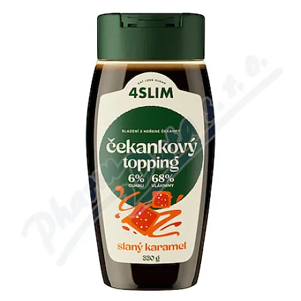 4Slim Čekankový topping slaný karamel 330g