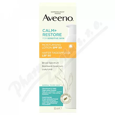 Aveeno Calm+Restore hydratační krém SPF50 50ml
