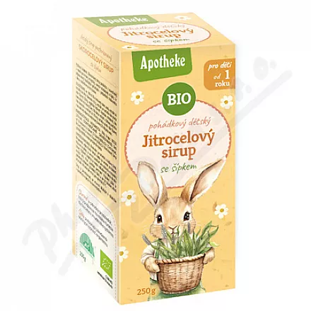Apotheke Pohádkový Jitrocelový sirup BIO 1+ 250g