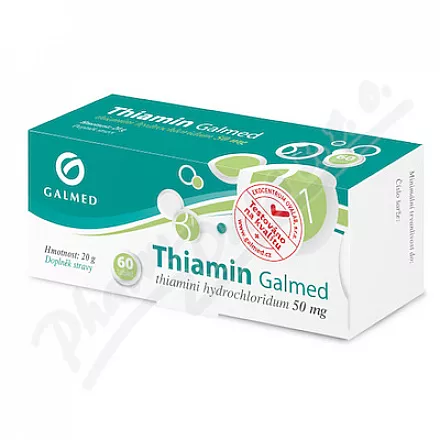 Tiamina 50mg tbl.60 Galmed