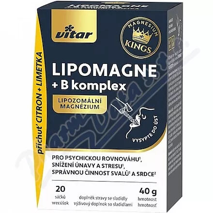 Vitar LIPOMAGNE+B komplex 20x2g
