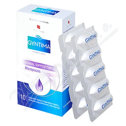 Fytofontana GYNTIMA Menopausa vag.čípky 10ks