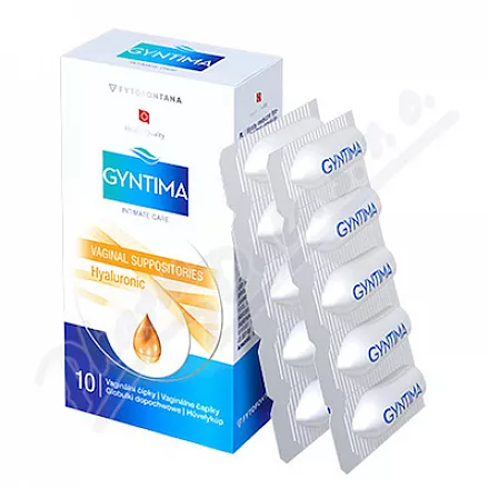 Phytofontana GYNTIMA Hialuronowe czopki dopochwowe 10szt