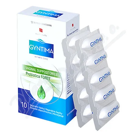 Fytofontana GYNTIMA Probiotica Forte vag.čípky10ks