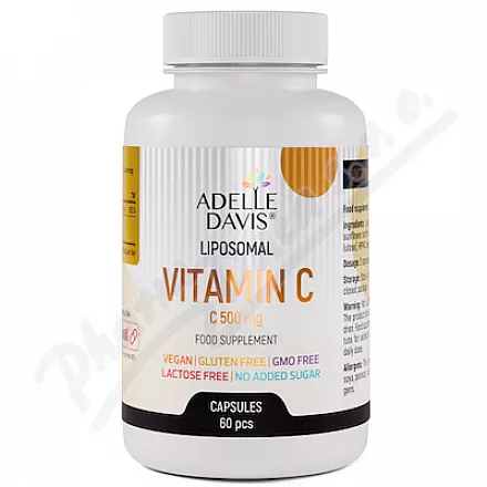 Adelle Davis Liposomal vitamin C 500mg cps.60