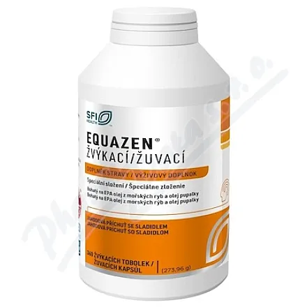 EQUAZEN do żucia tob.360 smak truskawkowy
