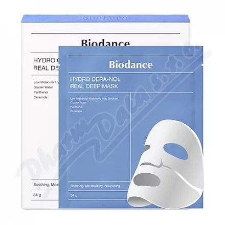 Biodance hydratační pleťová maska 4x34g