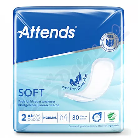 WKŁADKI CHŁONNE ATTENDS SOFT NORMAL 2