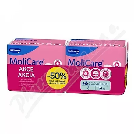 MoliCare Lady Pads 1.5k duopack 2x12szt