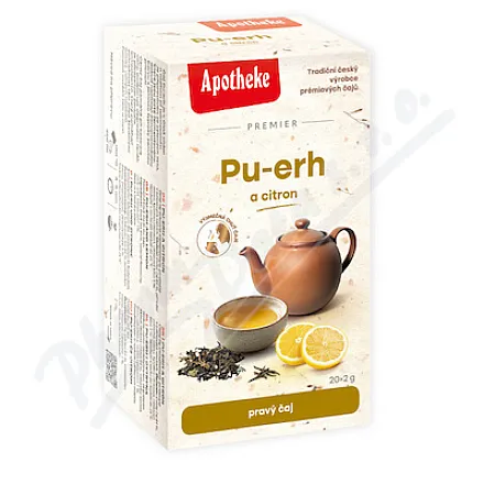 Apotheke Premier Pu-erh i herbata cytrynowa 20x2g