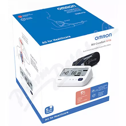 Tonometr digi.OMRON M3 Comfort AFib pažní