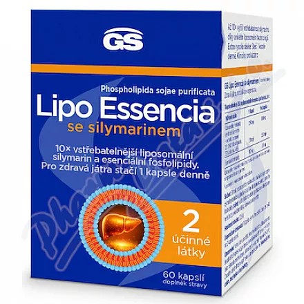 GS Lipo Essencia se silymarinem cps.60
