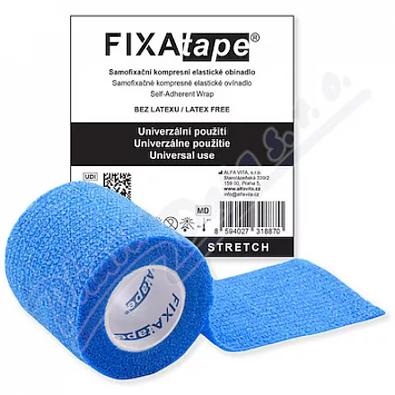 FIXAtape STRETCH samofix.obinadlo 5x450cm modré