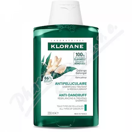KLORANE Šampon proti lupům s galangalem 200ml - vlasová péče,péče o vlasy,