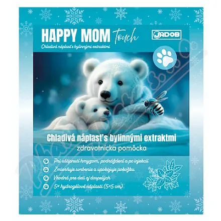 Jadob HAPPY MOM Touch chladivá náplast 5x5cm 5ks