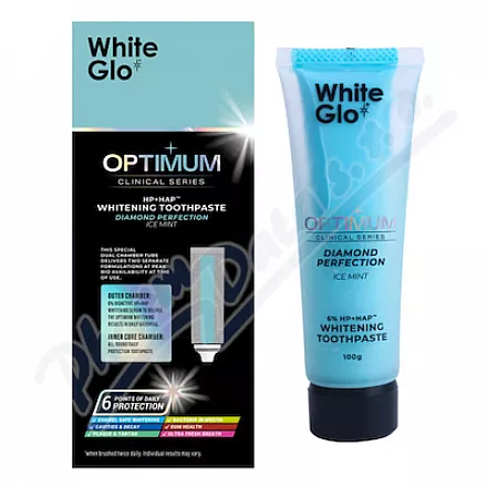 White Glo Optimum bělící zubní pasta 100g