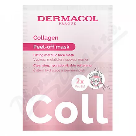 Dermacol Collagen vypínací slupovací maska 2x7.5ml