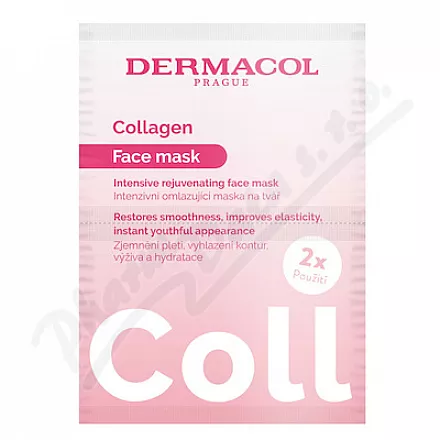 Dermacol Collagen maseczka intensywnie odmładzająca 2x8g