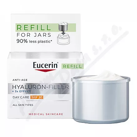 Eucerin HYALURON-FIL.+3xEF.den.kr.SPF30refill 50ml