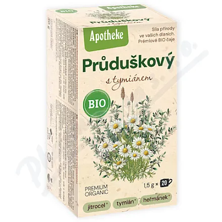 Apotheke Organiczna herbata oskrzelowa z tymiankiem 20x1,5g