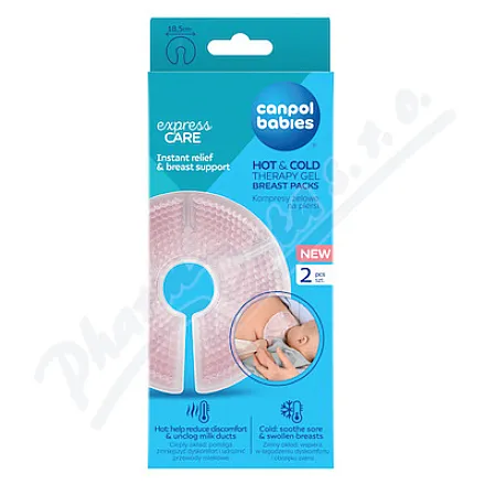 Canpol babies Żelowy okład na piersi Hot&Cold, 2 szt.