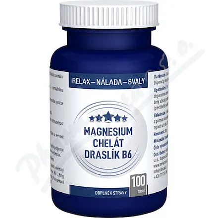 Magnesium chelát + Draslík B6 tbl.100