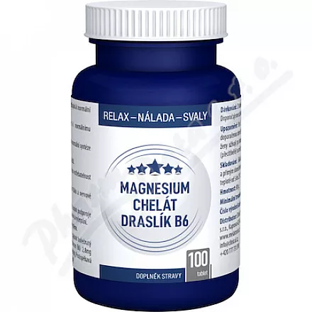 Magnesium chelát + Draslík B6 tbl.100