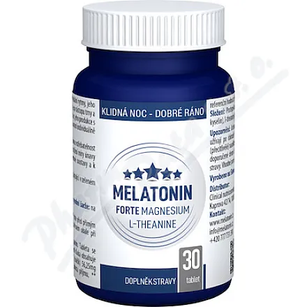 Melatonina Forte Magnez L-teanina tbl.30