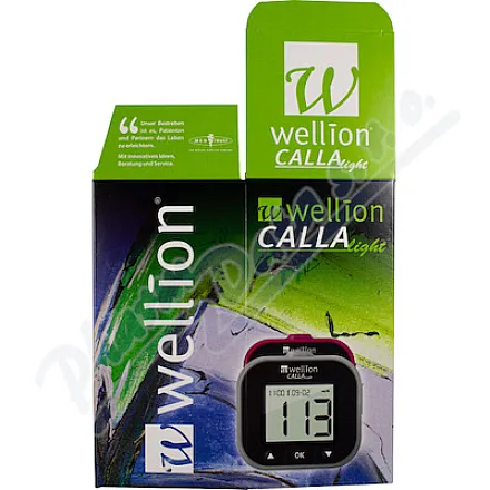 Wellion CALLA light glukometr set červený