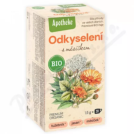 Apotheke BIO Zakwaszenie z herbatą z nagietka 20x1,5g