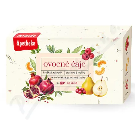 Apotheke – kolekcja herbat owocowych, zestaw mieszany, 3 x 20 saszetek