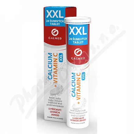 Calcium Vitamin C XXL eff.tbl.24 Galmed