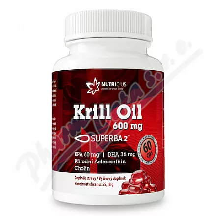 Krill Oil 600mg Superba2 cps.60