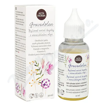 Gravedolen bylinné nosní kapky esenciál.oleje 30ml