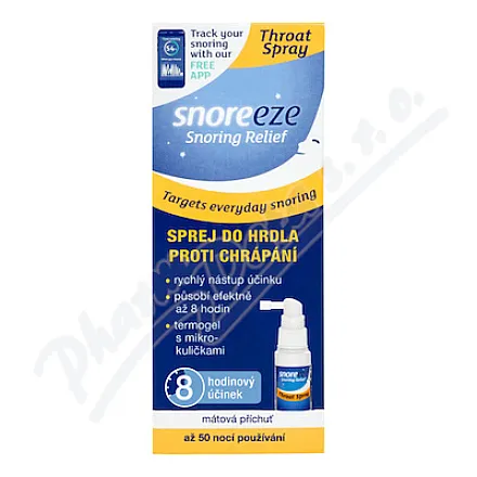 SNOREEZE Spray do gardła przeciw chrapaniu 23,5 ml