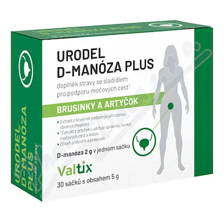 Urodel D-manoza plus 30 x 5 g Valtix