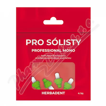 HERBADENT PROFESSIONAL MONO náhradní nástavce 4ks
