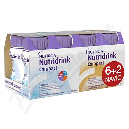 Nutridrink Compact 6+2 (smak neutralny – kawa) 8 x 125 ml