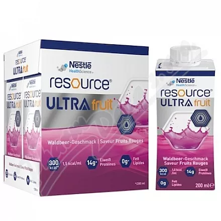 RESOURCE ULTRA FRUIT HIGH PROTEIN PŘÍCHUŤ ČERVENÉHO OVOCE