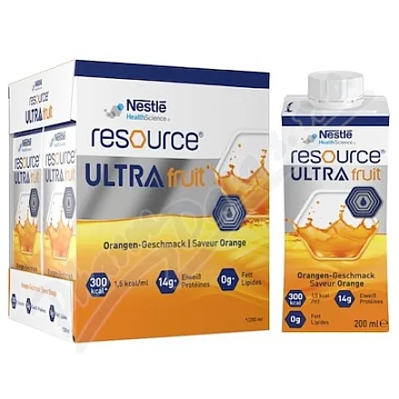 RESOURCE ULTRA FRUIT WYSOKOBIAŁKOWY SMAK POMARAŃCZOWY