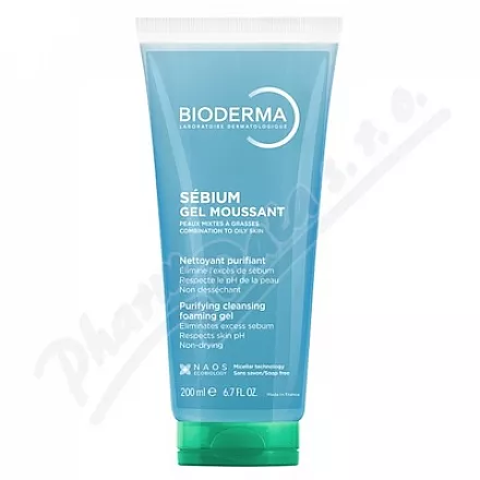 BIODERMA Sébium Gel moussant v tubě 200ml