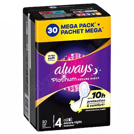 Always Platinum Secure Night 4 vložky 30ks