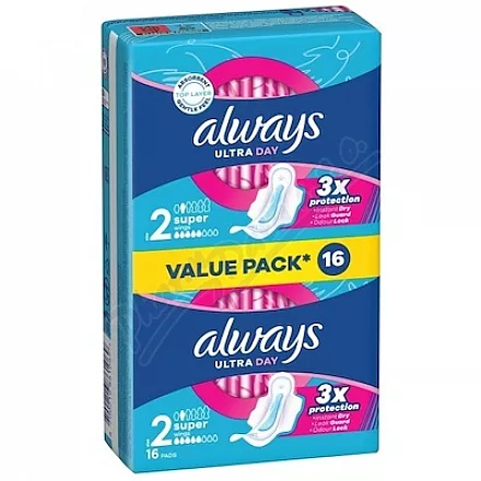 Always Ultra Day Super 2 vložky 16ks