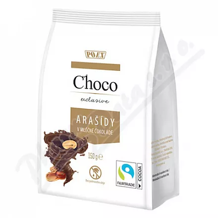 POEX Choco Exclusive Arašídy v mléčné čoko.150g
