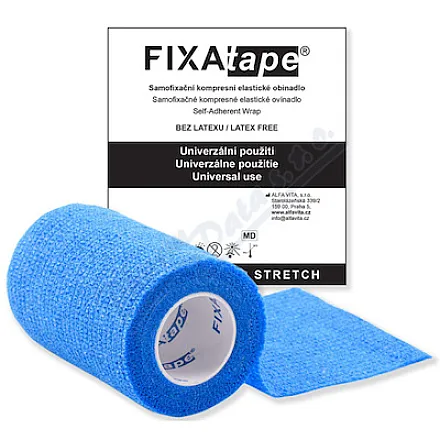 FIXAtape STRETCH samofix.obina.7.5x450cm modrá