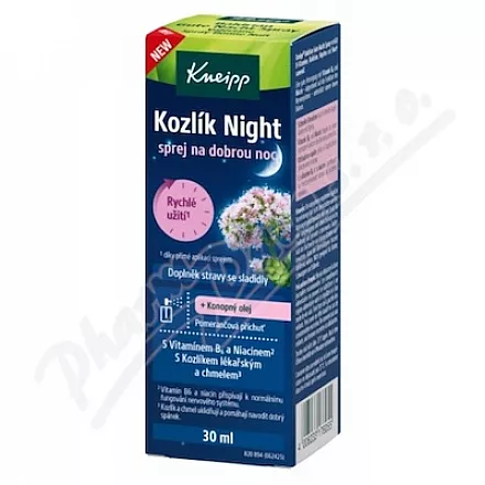 Kneipp Kozlík Night sprej na dobrou noc 30ml