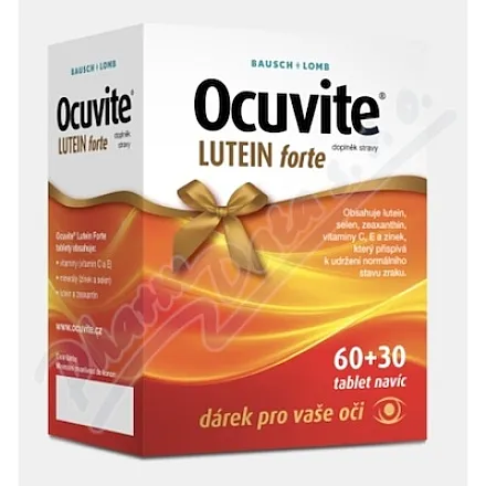Ocuvite LUTEIN forte, 60+30 tabletek, PREZENT, Bausch+Lomb