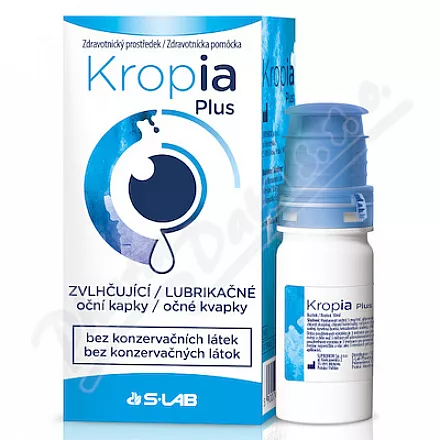 Kropia Plus zvlhčující oční kapky 10ml